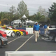 Illustration for article titled Someone Crashed A New 2014 Impala Into Three New Corvette Stingrays